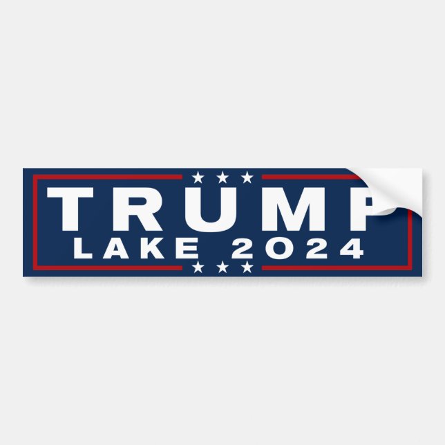 Trump Kari Lake 2024 Bumper Sticker (Front)