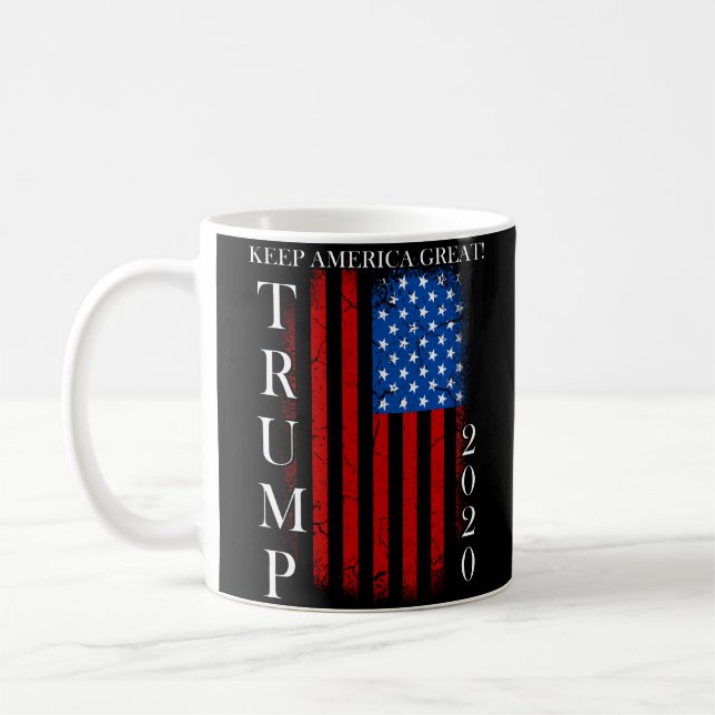 Trump Keep America Great 2020 Coffee Mug (Left)