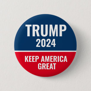 Trump Keep America Great 2024 Button