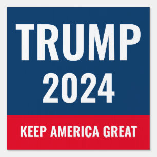Trump Keep America Great 2024X Sign