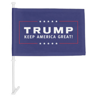 Trump Keep America Great Car Flag