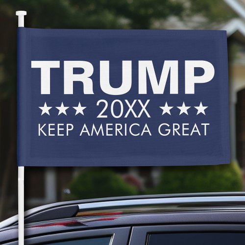 Trump _ Keep America Great Car Flag