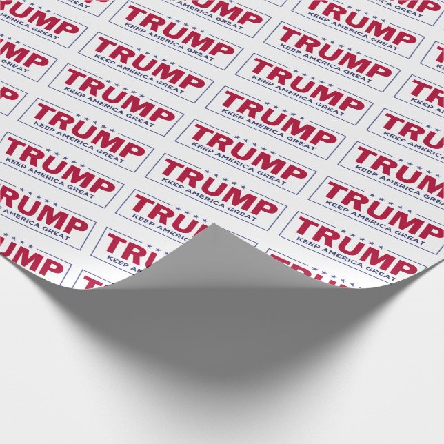 TRUMP - Keep America Great! Gift wrapping paper (Corner)