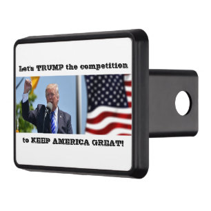 Trump Keep America Great Trailer Hitch Cover