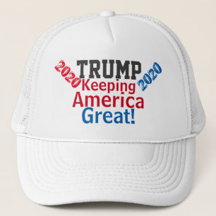 Trump Keeping America Great Red White Blue Trucker Hat