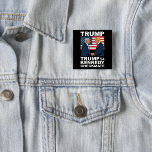 Trump Kennedy Checkmate 2024 Vote Trump Kennedy  Button