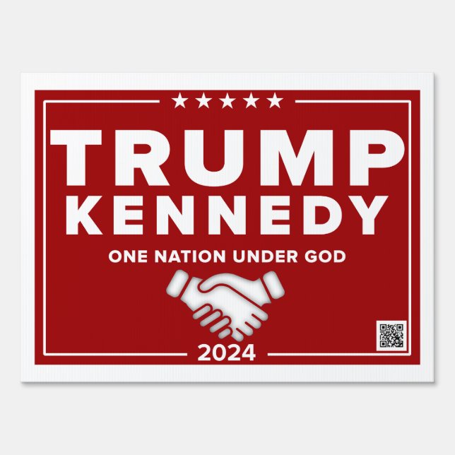 Trump Kennedy Yard Sign (Front)