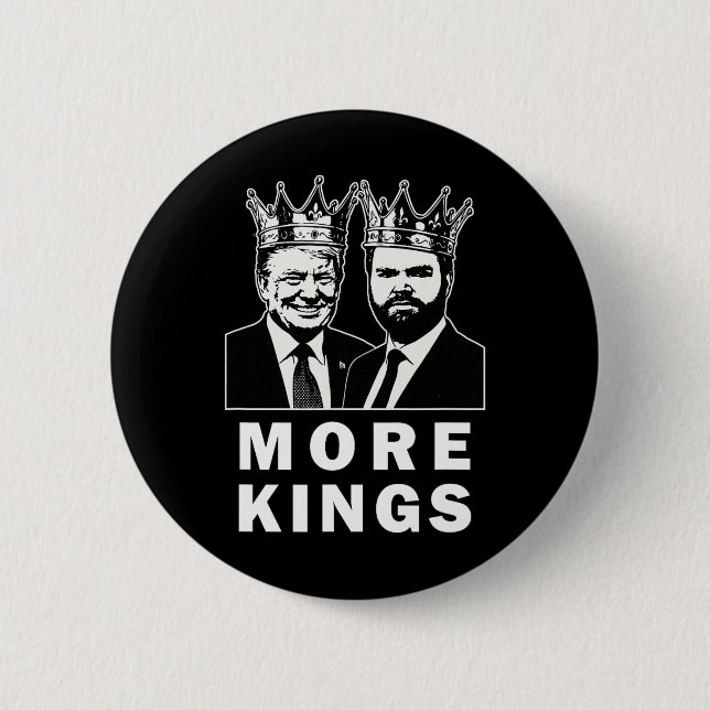 Trump King Patriotic Independence Day 4th Of July  Button (Front)