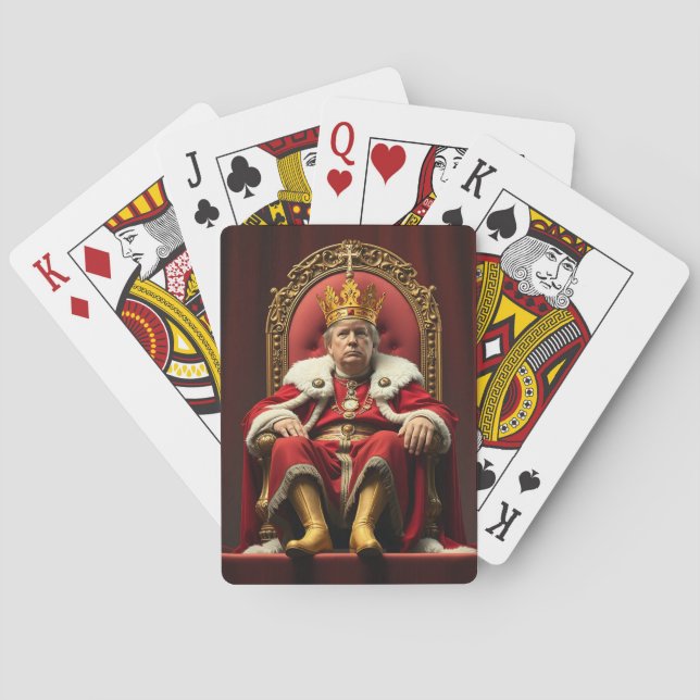 TRUMP KING  POKER CARDS (Back)