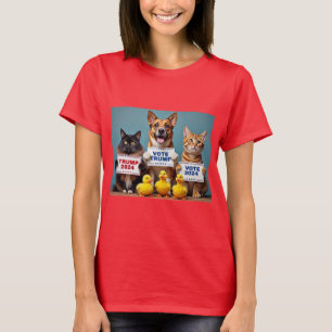 Trump Kitties, Doggy, Duckies T-Shirt