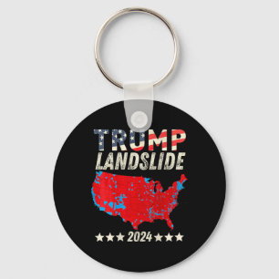 Trump Landslide 2024 Electoral Map Trump Winner (o Keychain