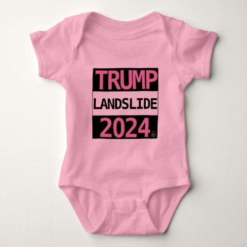 TRUMP LANDSLIDE 2024 for BABY Baby Bodysuit
