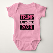 TRUMP LANDSLIDE 2028 for BABY! Baby Bodysuit
