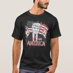 Trump - Leading America With Vision T-Shirt