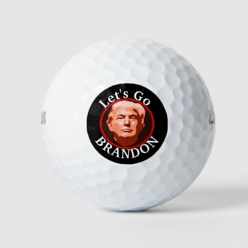 Trump Lets Go Brandon Golf Balls