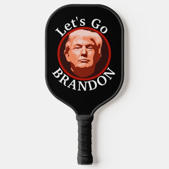 Trump Let's Go Brandon Pickleball Paddle (Front)
