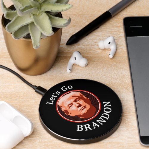 Trump Lets Go Brandon Wireless Charger