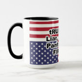 tRUMP: Liar, Liar, Pants on Fire Mug (Left)