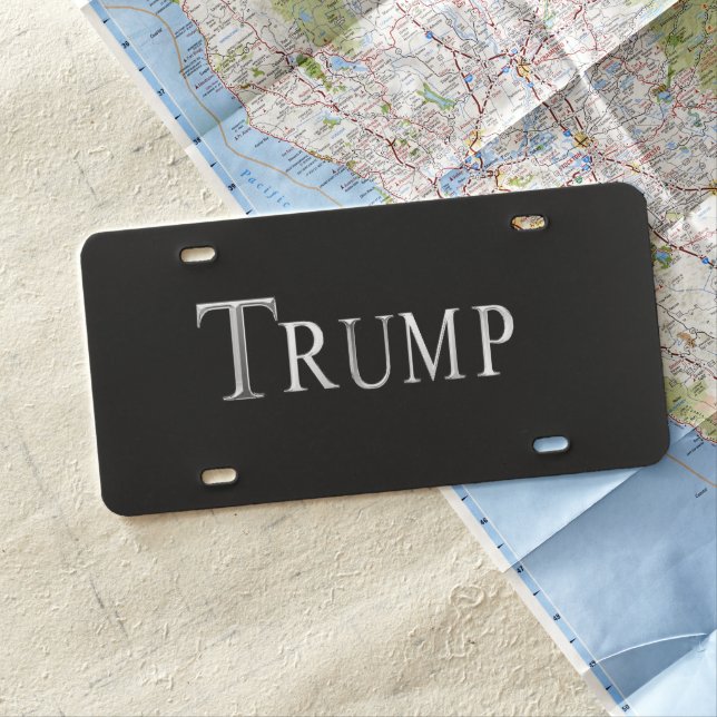 TRUMP LICENSE PLATE (In Situ)