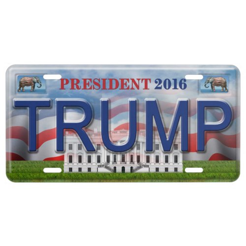 Trump License Plate