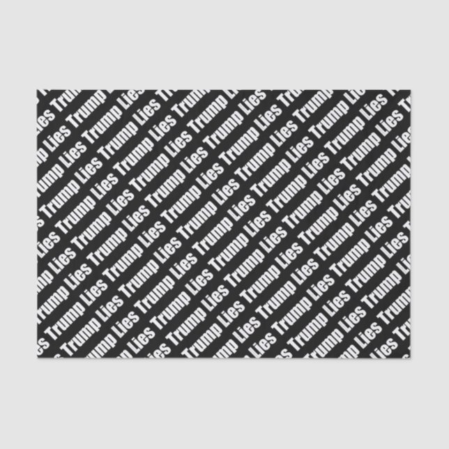 Trump Lies Tissue Paper (Front)