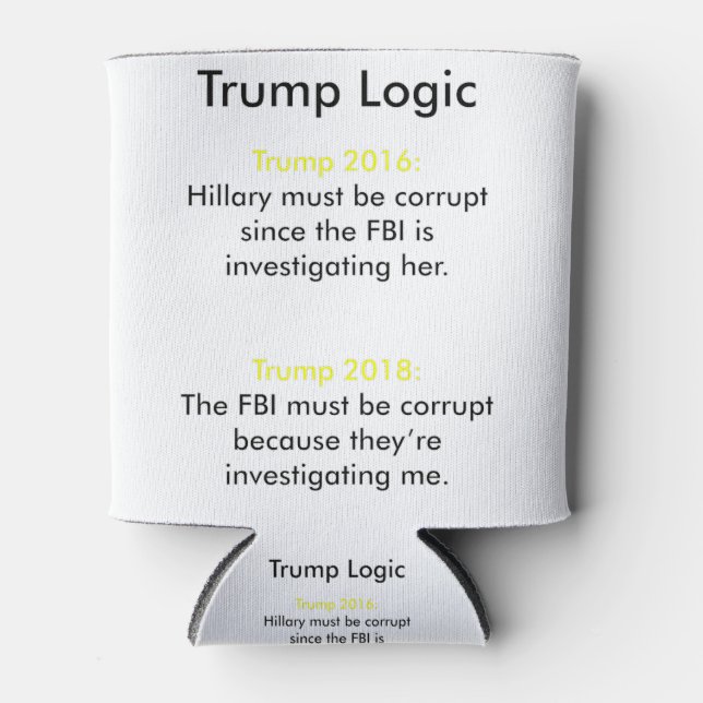 Trump Logic Can Cooler (Front)