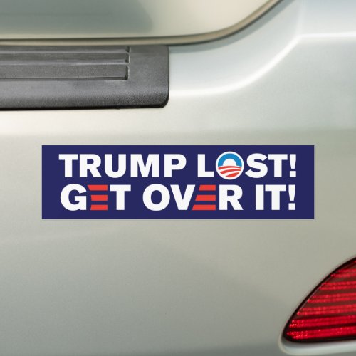 Trump Lost Get Over It Anti_Trump Bumper Sticker