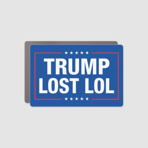 Trump lost lol funny anti trump car magnet