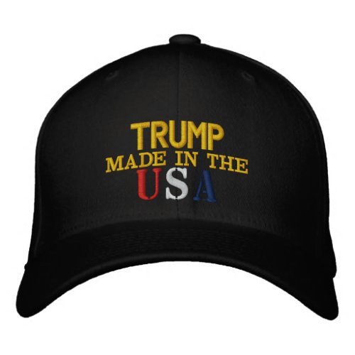 Trump Made In The USA Embroidered Hat