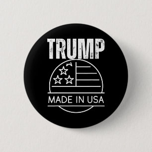 Trump Made In Usa Button