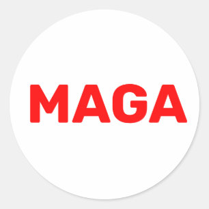 Trump Maga 2024 Classic Round Sticker