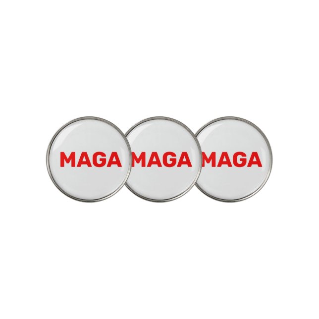  Trump Maga 2024  Golf Ball Marker (3 Up)