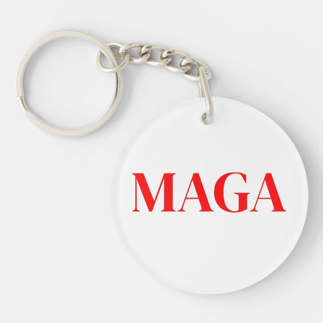  Trump Maga 2024  Keychain (Front)