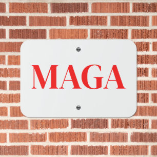 Trump Maga 2024 Metal Sign