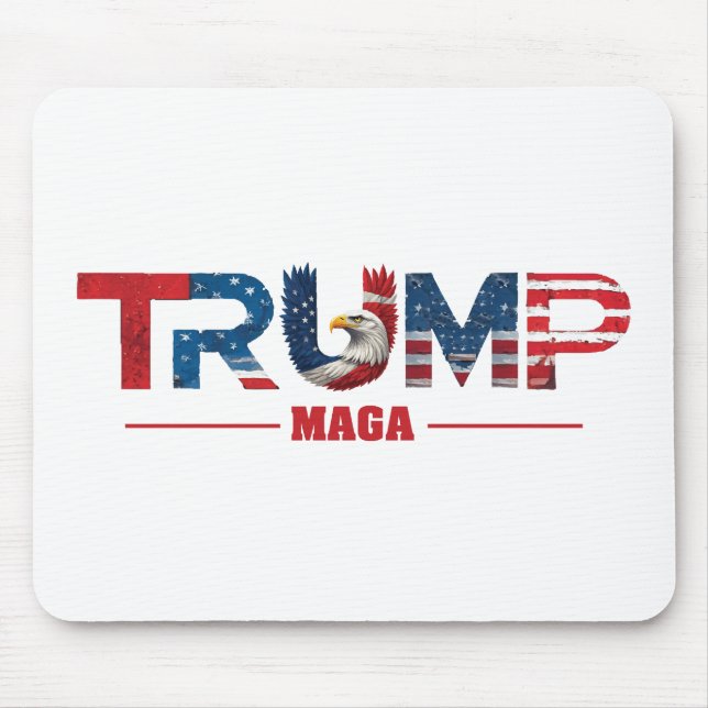 TRUMP MAGA 2024 MOUSE PAD (Front)