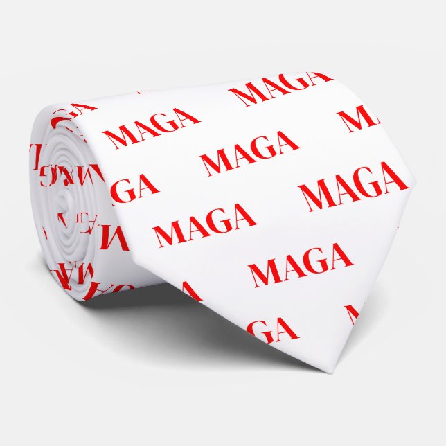  Trump Maga 2024  Neck Tie (Rolled)