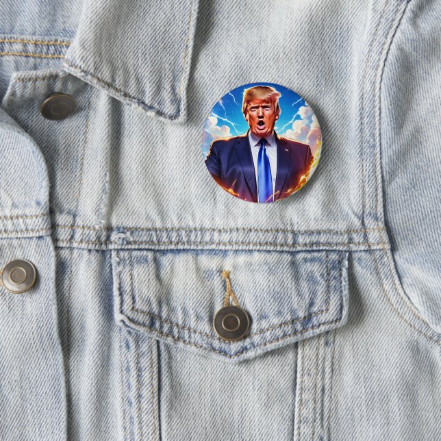 Trump MAGA 2024 Take America Back Button (In Situ)