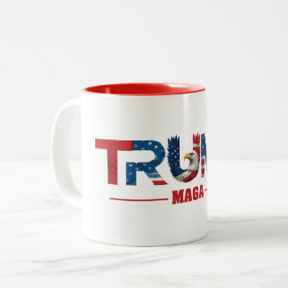 TRUMP MAGA 2024 Two-Tone COFFEE MUG
