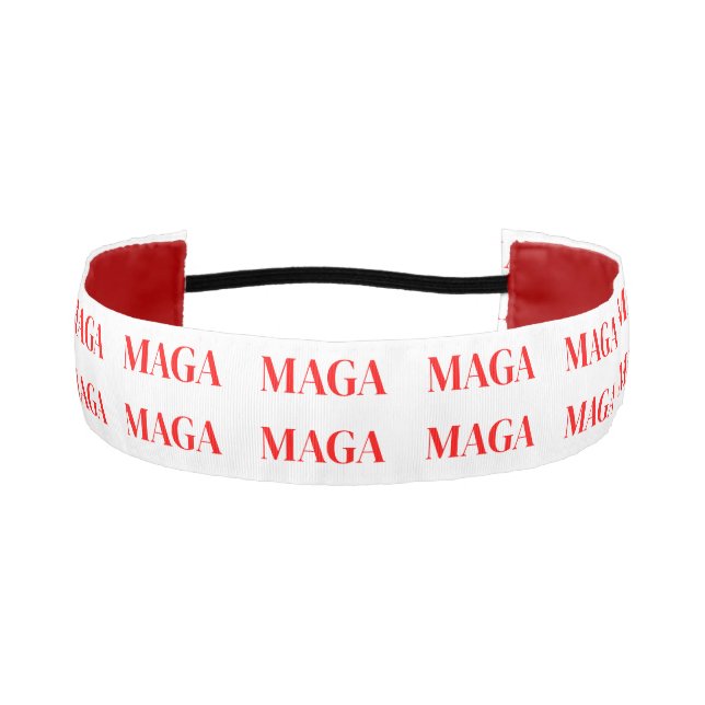  Trump Maga  Athletic Headband (Front)