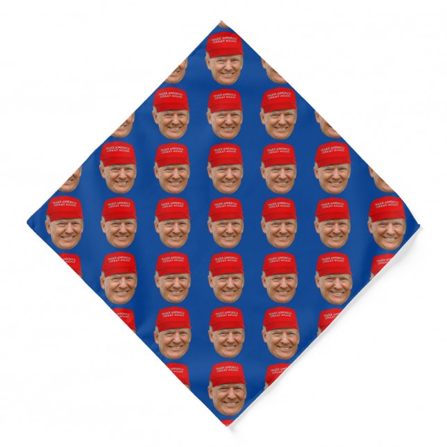 TRUMP MAGA Christmas Bandana (Front)