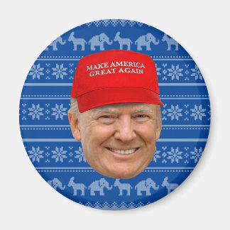 TRUMP MAGA Christmas Magnet