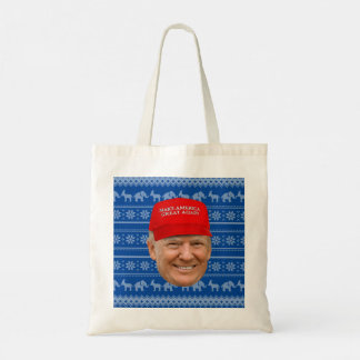 TRUMP MAGA Christmas Tote Bag