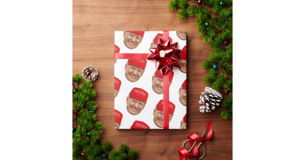 Have a very MAGA Christmas with this official Trump wrapping paper