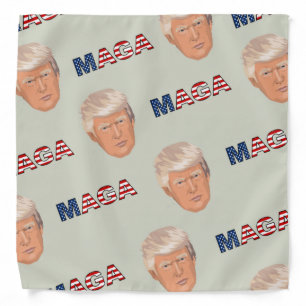 Trump MAGA Pattern Bandana