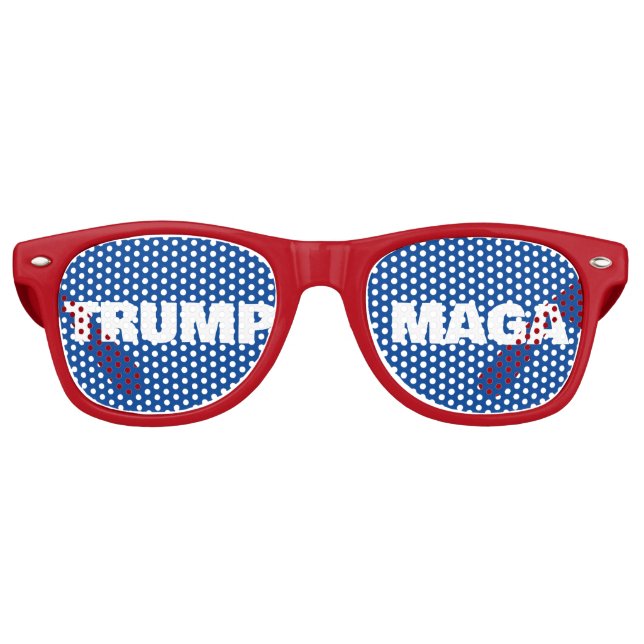 TRUMP MAGA RETRO SUNGLASSES (Front)