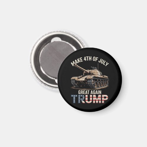 Trump Make 4th of July Great Again with Military Magnet