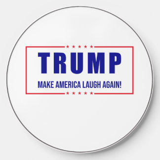 Trump: Make America Laugh Again! - Humorous Poli Wireless Charger