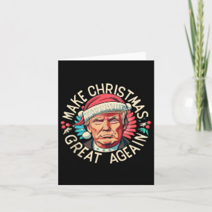 Trump Make Christmas Great Again 2024 Winner  Card