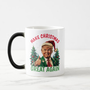 Trump Make Christmas Great Again Christmas Color Morph Mug