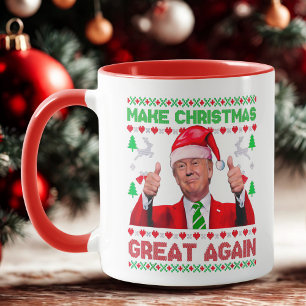 Trump Make Christmas Great Again Christmas Gift Mug